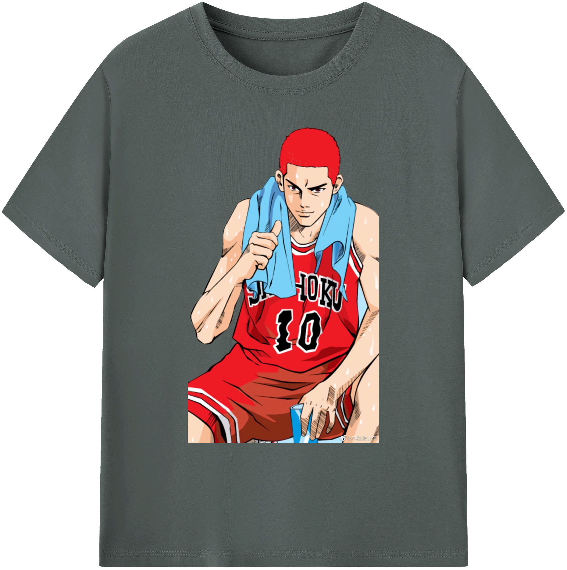 （画像用） SLAM DUNK／スラムダンク 綿100％ メンズ半袖Tシャツ｜肌触りやわらか＆通気性